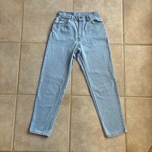 Vintage 90s Levi's 550 Relaxed Fit Tapered Mom Jeans Womens 10 Made Canada